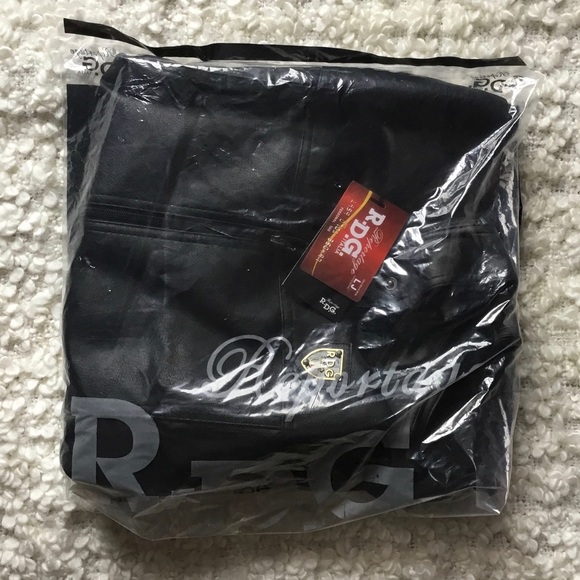 Men’s black genuine leather jacket - Picture 7 of 7